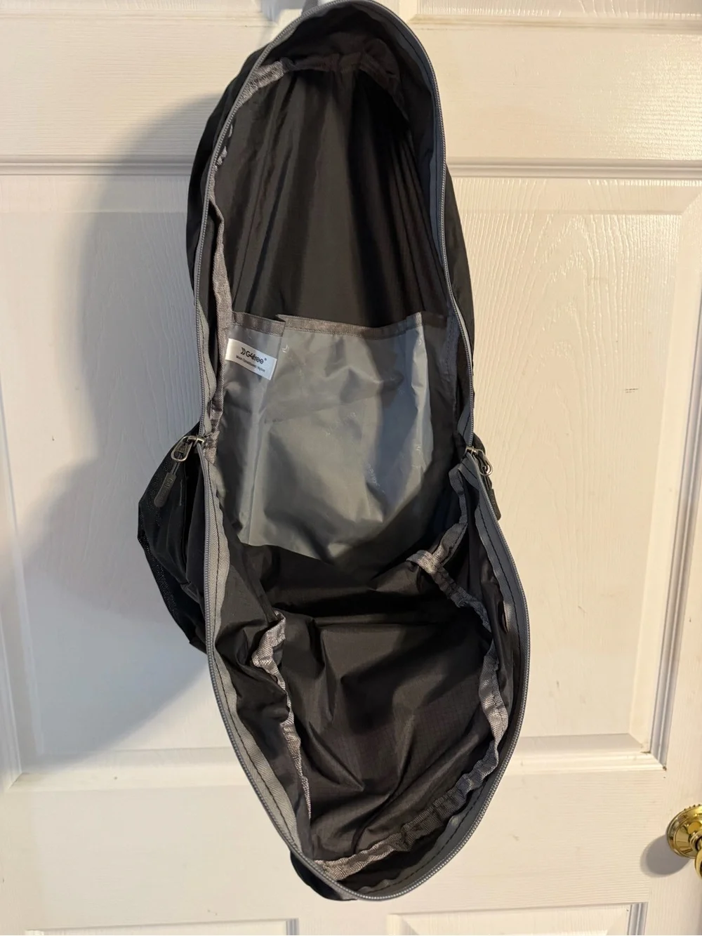 64°FREE Black Men’s Backpack with Neon Yellow Accents